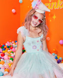 Barbie x Tutu Du Monde 'Sparkle On' Dusty Aqua Tutu Dress
