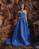 Cornflower Blue Ball Gown