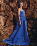 Cornflower Blue Ball Gown