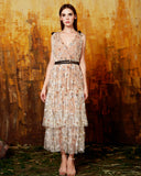 Star Metallic Tulle Dress