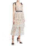 Star Metallic Tulle Dress