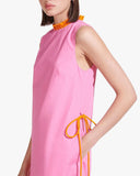 Zo Two-tone Cotton Poplin Maxi Dress