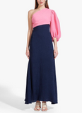 Two-toned Ribbed Didi Dress