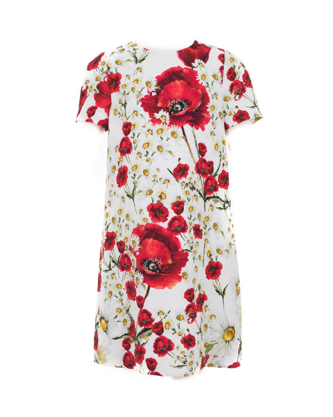 Poppy and Daisy Print Mini-Me Dress