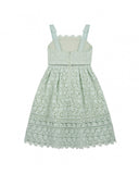 Mint Azalea Bow Detail Midi Dress