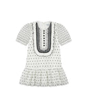 Hibiscus Flower Bib Detail Dress