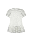 Hibiscus Flower Bib Detail Dress