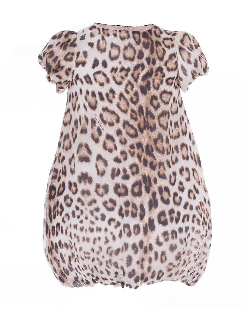 Beige and Dark Brown Leopard Print Dress (2 years)