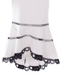 Christie One Shoulder Ruffle-Trimmed Dress