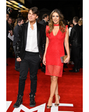 Halley Cutout Red Lace Dress