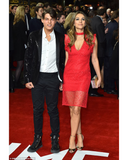 Halley Cutout Red Lace Dress