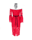 Odette Halter Lace Dress