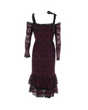 Maura Off-shoulder Lace Dress