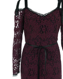 Maura Off-shoulder Lace Dress
