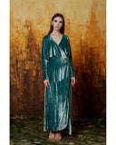 Ali Long Velvet Robe Dress