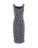 Sweetheart Floral Print Fitted Dress