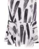Paint Flute Hem Dress