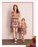 Mambo Print Flared Dress
