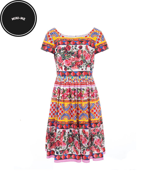 Mambo Print Flared Dress