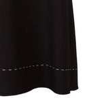 Mirror Embellished Wool-blend Dress