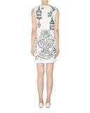 Brocade Botanical Garden Print Dress