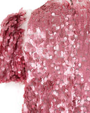 Pink Sequinned Tulle Dress