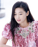 Pink Sequinned Tulle Dress