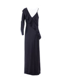 Asymmetric Ruffle Gown