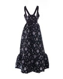Jacquard-patterned ballgown