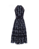 Halter Silk Dress