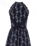 Halter Silk Dress