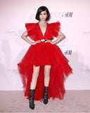 Red Long Tulle Dress