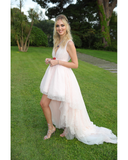 Lace Dress with Train