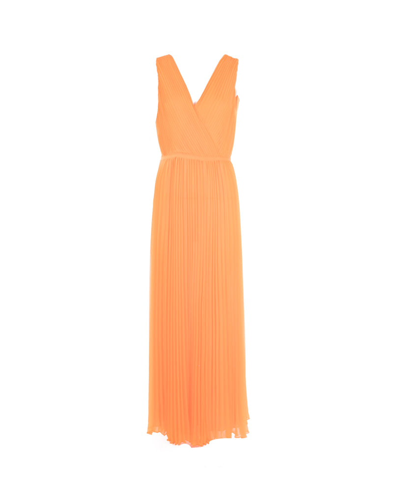 Pleated Maxi Gown