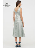 Jacquard-patterned dress
