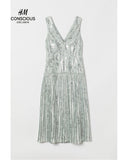 Jacquard-patterned dress