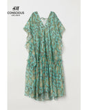 Lyocell-blend Kaftan dress