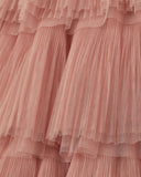 Tiered Tulle Gown