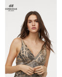Short Silk-blend Dress