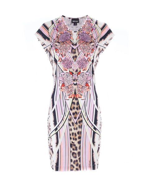 Floral & Animal Print Dress