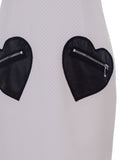 Honeycomb Ecru Love Pocket Dress