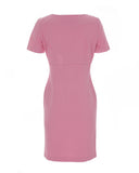 Honeycomb Pink Love Pocket Dress