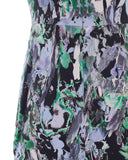 Painted-Floral Sheath Dress