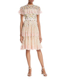 Tiered Anglais Dress