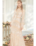 Ava Long-Sleeved Gown