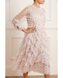 Bijou Rose Long Sleeve Ballerina Dress