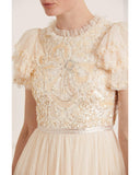 Shirley Ribbon Bodice Ankle Maxi Dress