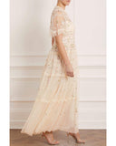 Ditsy Ribbon Gown