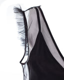 Sheer Tulle Layered Dress