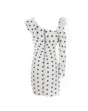 Star Satin Asymmetrical Mini Dress
